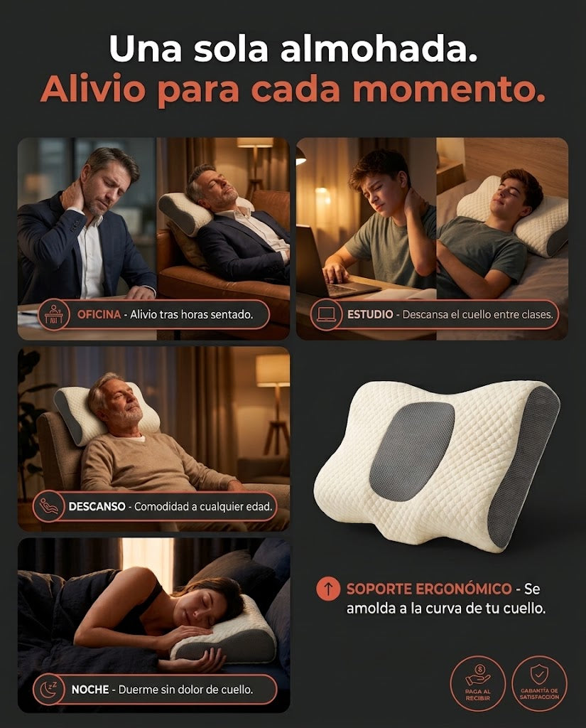 ED Limitada | CerviRest™ Almohada Cervical Ergonomica 1pcs